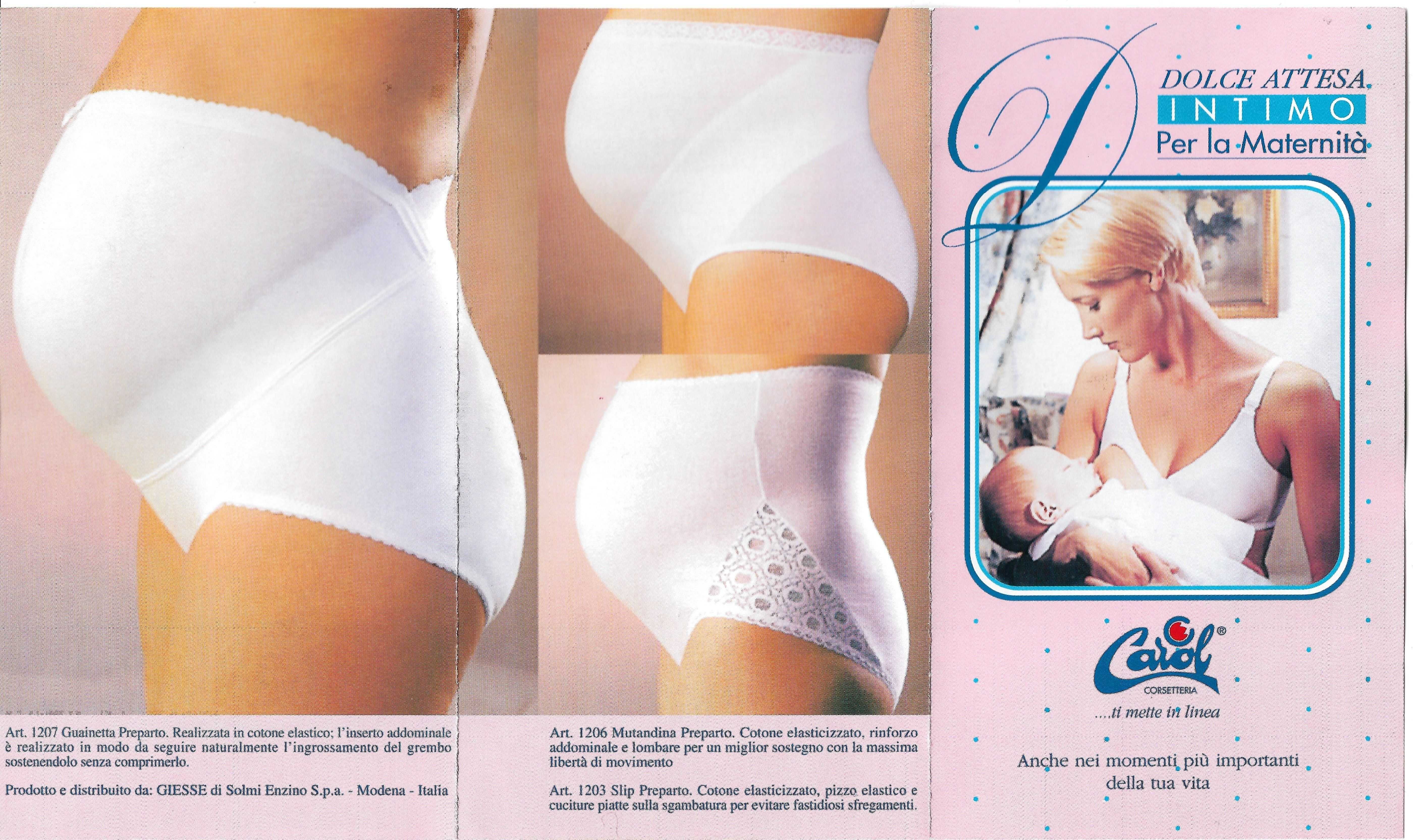Majtki ciążowe podtrzymujące brzuch bawełniane lycra białe rozm.XL (6)