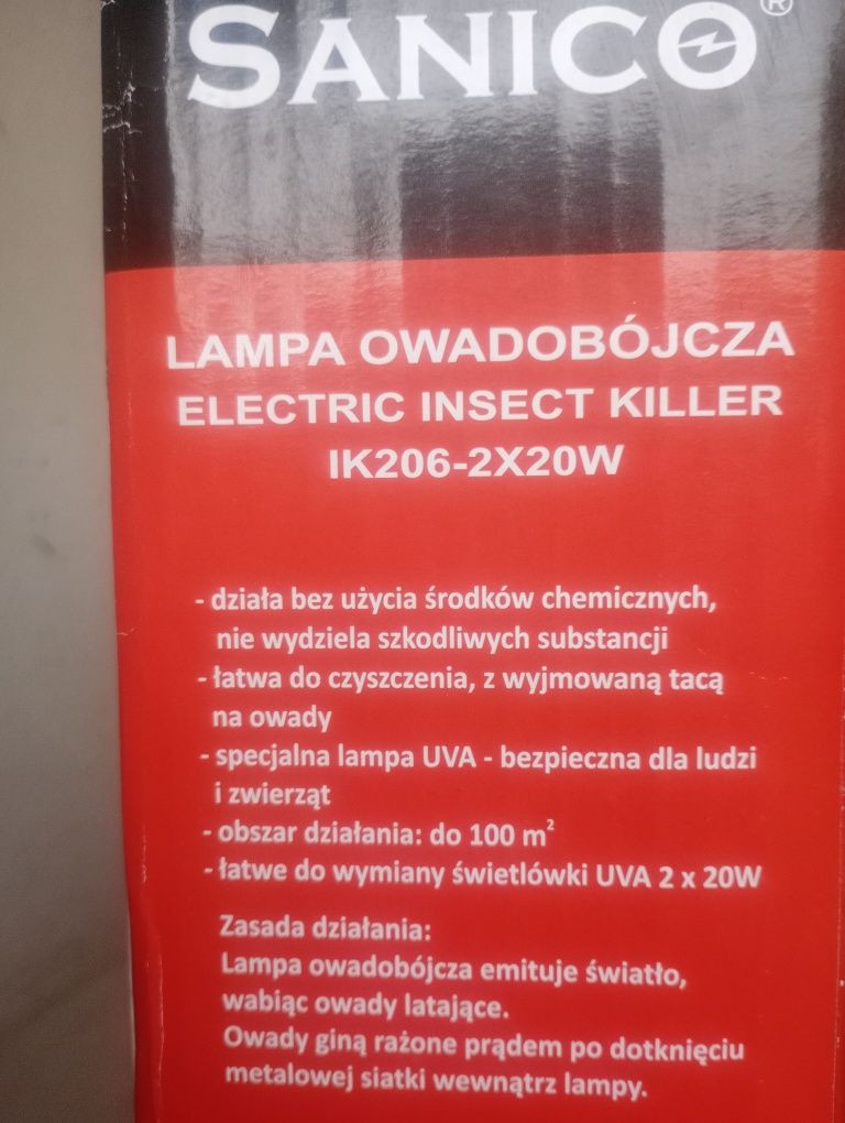 Lampa owadobójcza IK206-2x20W