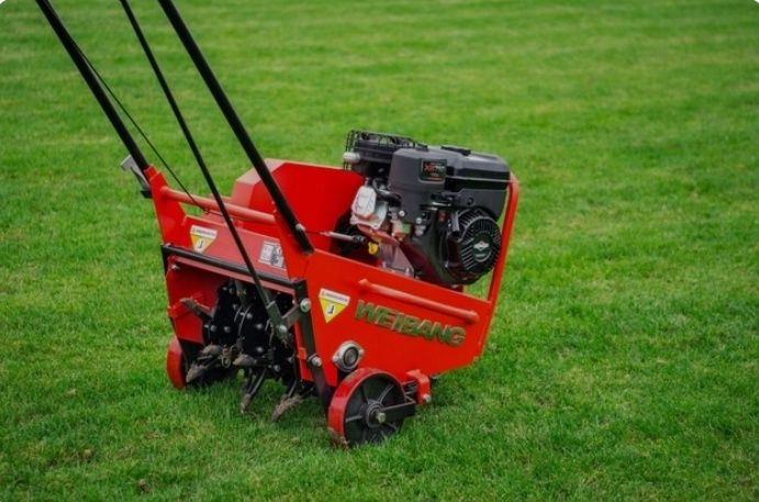 Usługi ogrodnicze glebogryzarka separacyjna nawadnianie zak.trawników