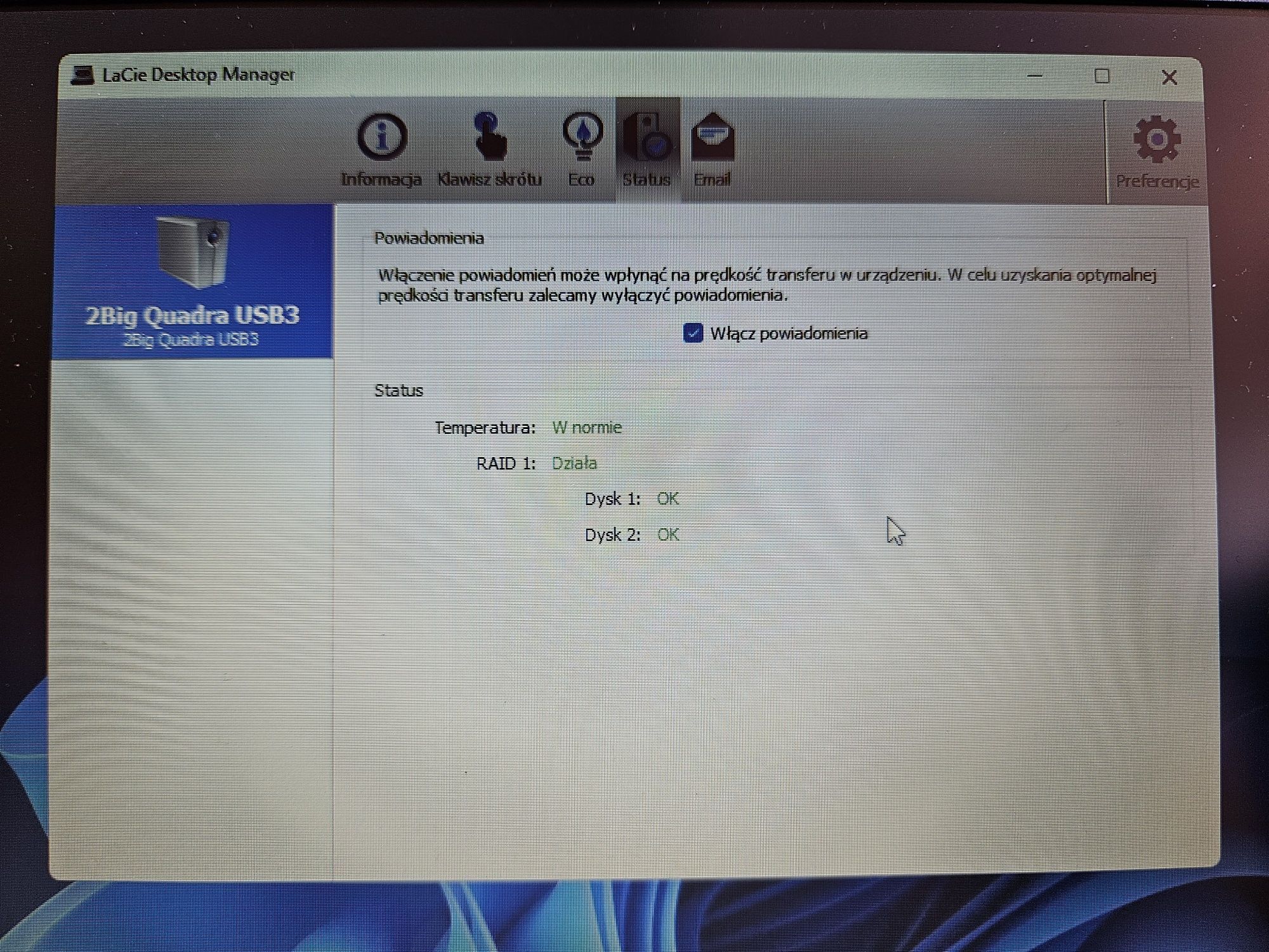 dysk zewnętrzny LaCie 2Big Quadra USB 3 Firewire 800 macierz backup