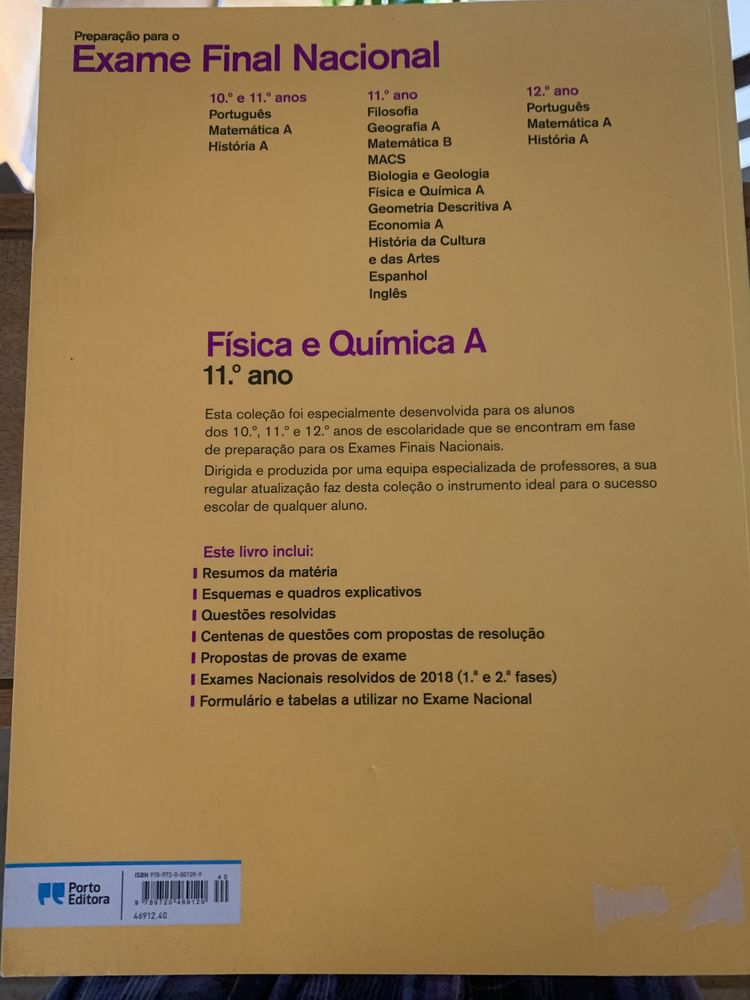 Exames para física 11 ano