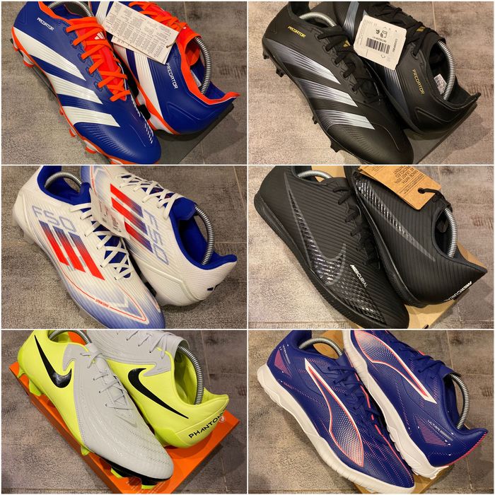 NOWE buty piłkarskie Nike, Adidas, Puma, korki turfy w pudełku