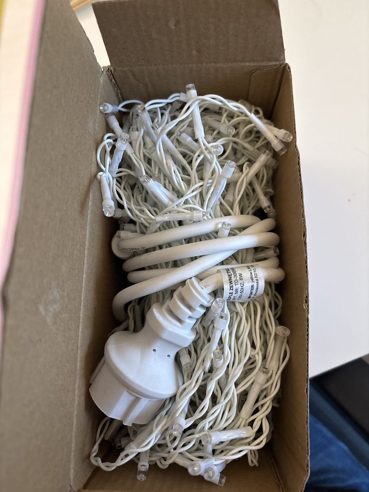 Lampki swiateczna LED zewnętrzne/wewnętrzne