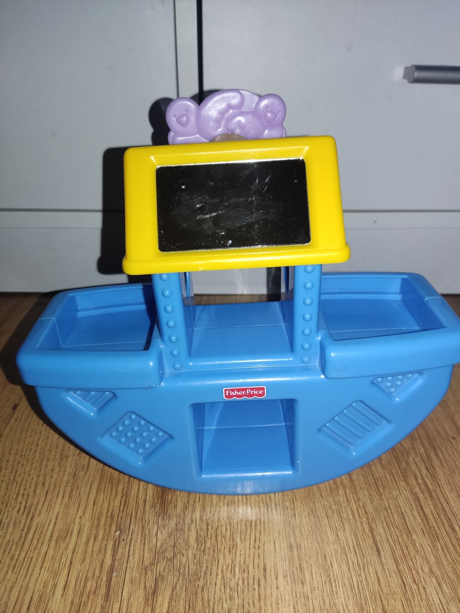 Statek łódka na klocki sensoryczne fisher price