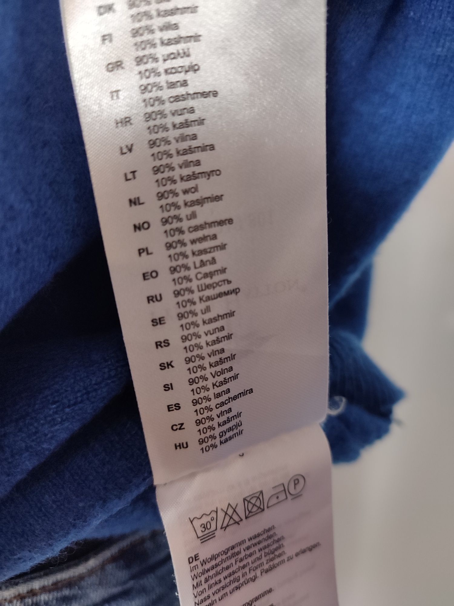 Sweter męski XL wełna kaszmir