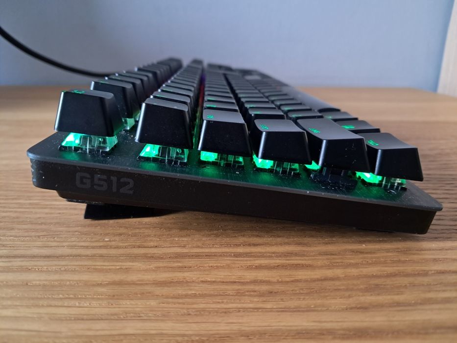 Logitech G512 Carbon • Blue Switch • RGB • Z pudełkiem