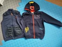 Bluza chłopięca + bezrękawnik 116