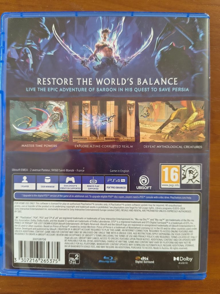 Prince of Persia The Lost Crown PS4 PS5 PL