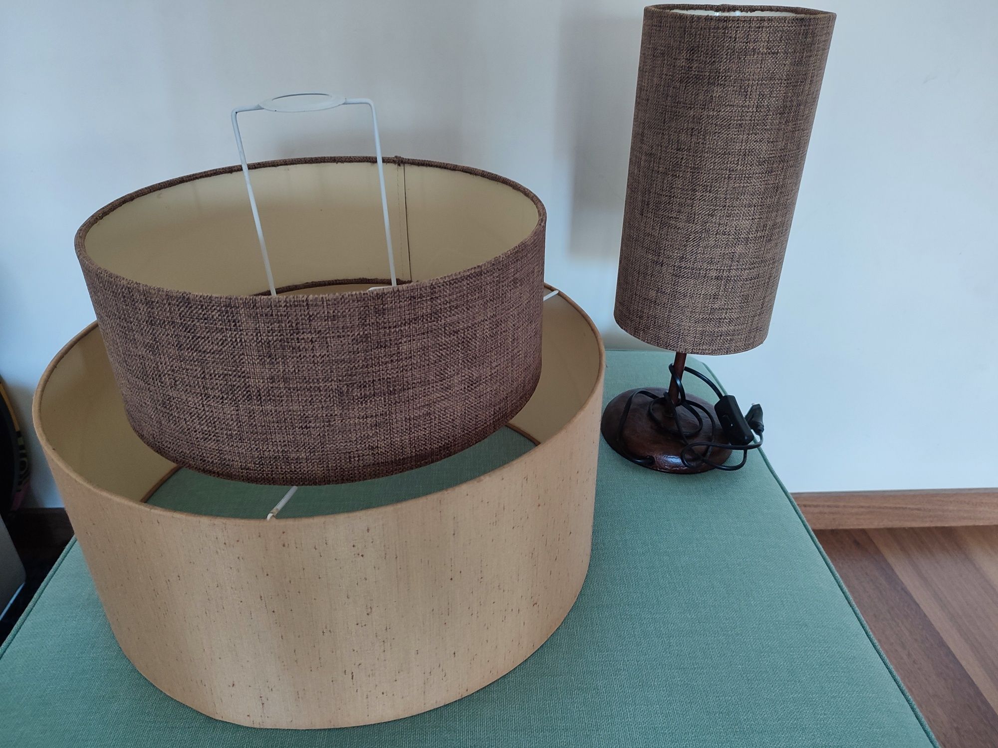 Conjunto de Candeeiros teto e mesa