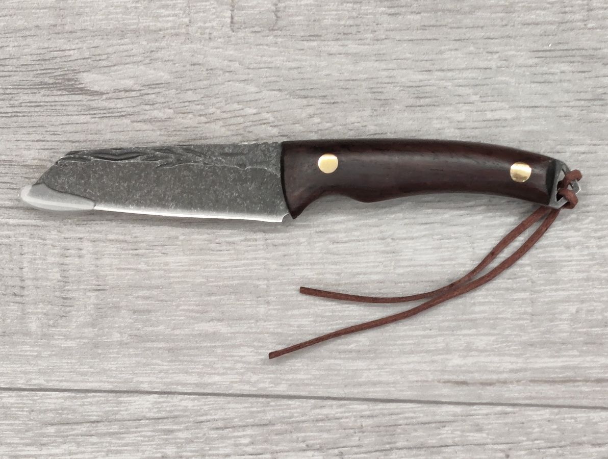 Нож, туристический нож, ніж для рибалки та охоти, кованный нож