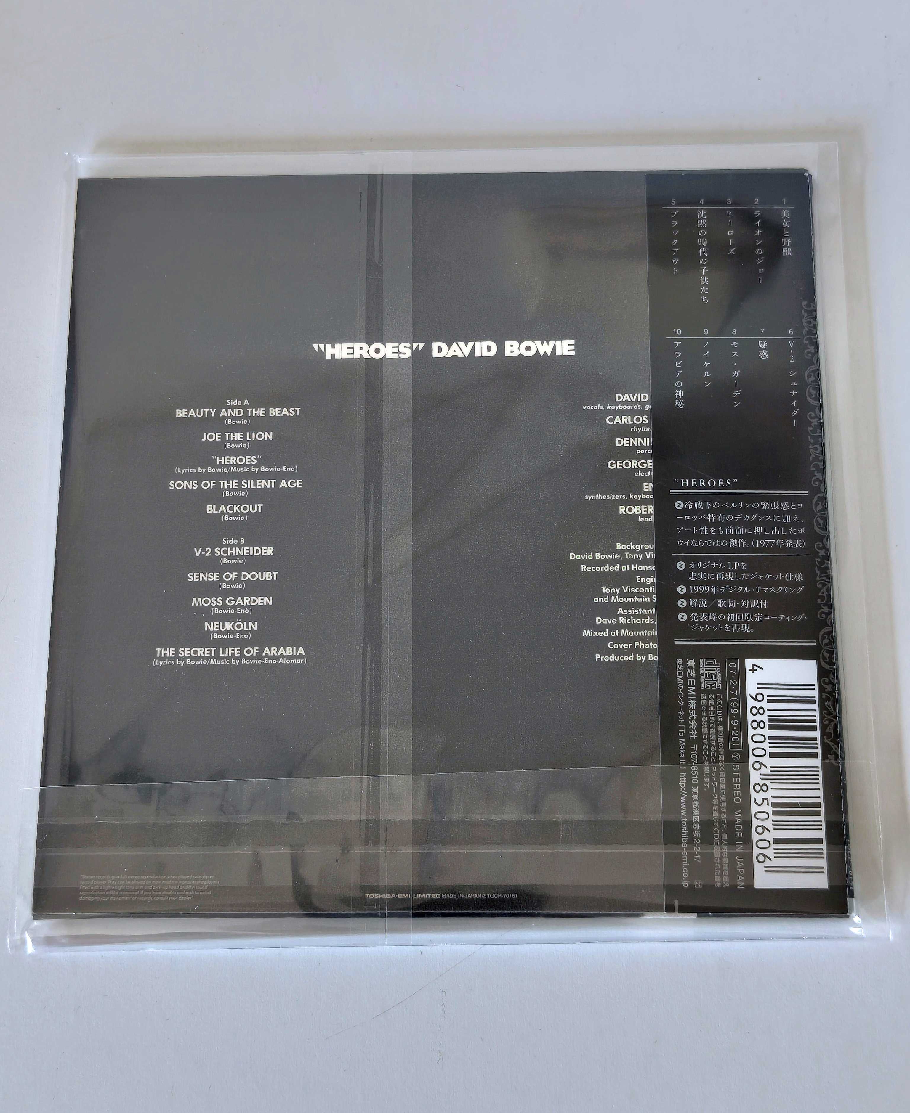 David Bowie – ''Heroes'' CD (Japanese edition)