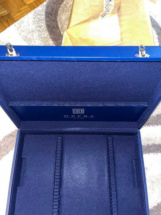 HEFRA - Kaseta/pudelko na sztućce 81 szt.Oryginalne.NOWE!Drewno