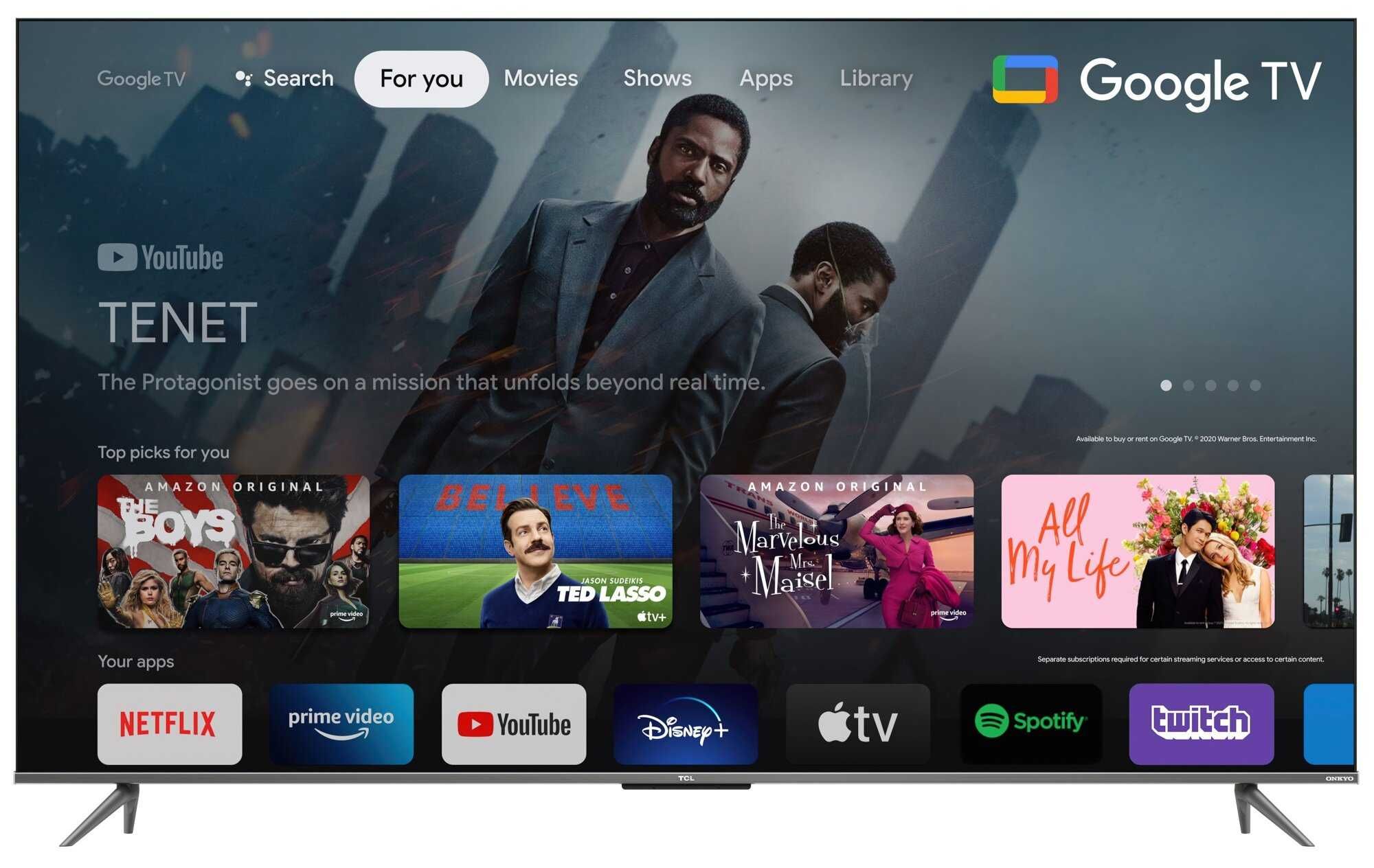 TCL QLED 65" 4K Google TV WiFi HDMI 2.1 DVB-T2 65C635 Telewizor NowyGW