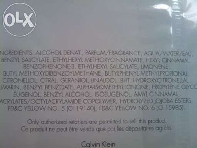 Calvin Klein CK BEAUTY 100ml Oryginalny Produkt woda PERFUMOWANA