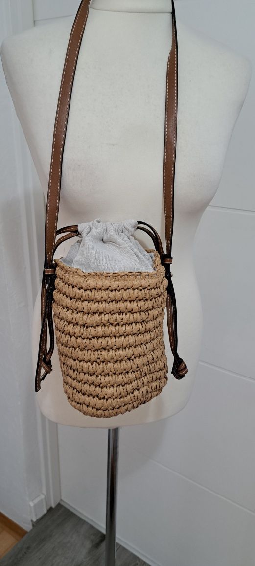 Loewe torebka raffia