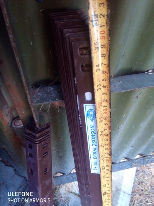 Kątownik  40x40-0,9m długi oraz 0,7m dł regały