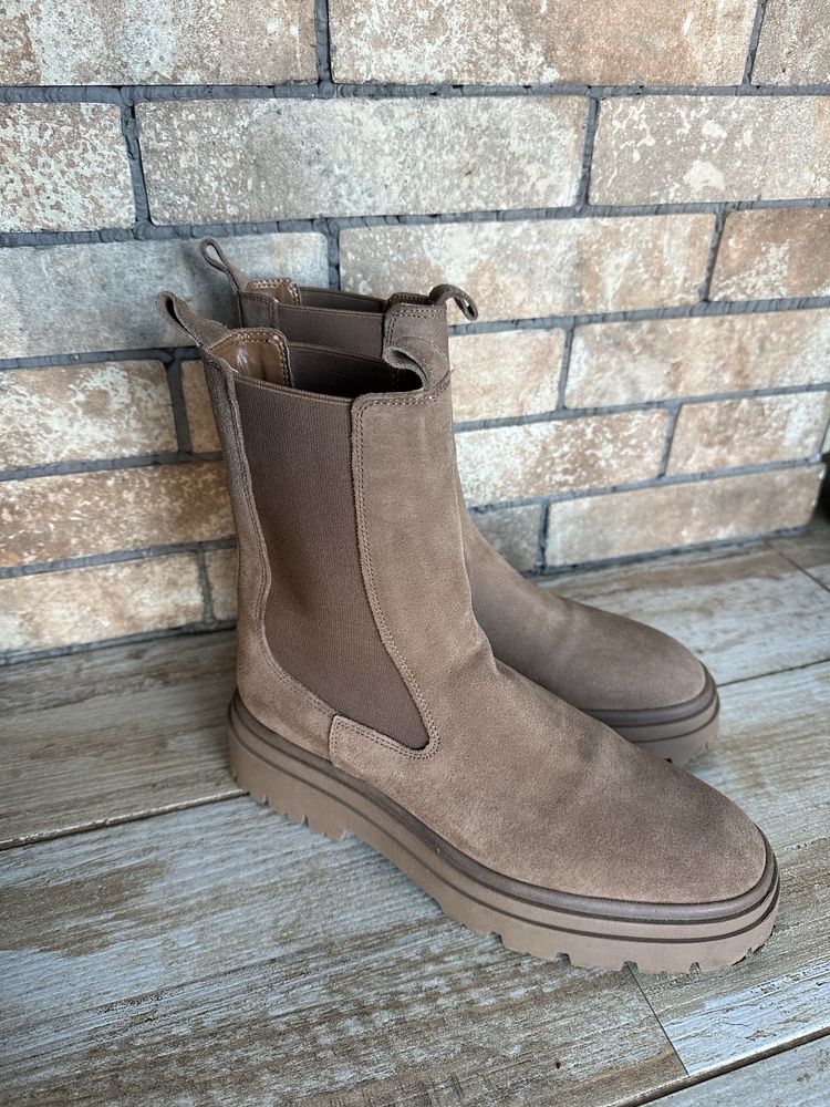 Замшеві челсі Zara 40