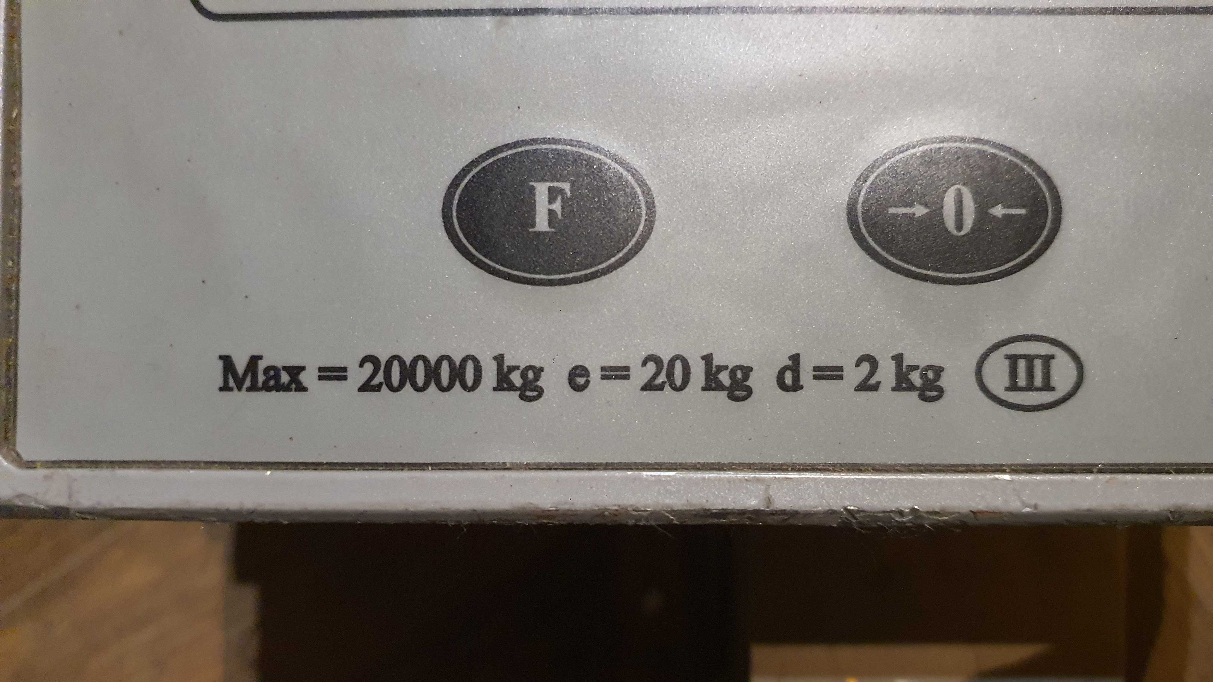 Waga hakowa wisząca zawieszana elektroniczna  AWO 20T pilot