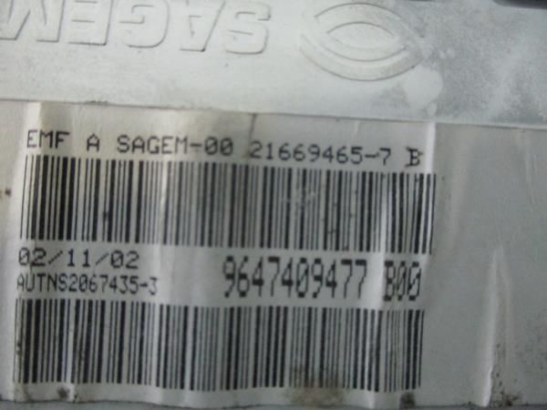 Display / ecrã de informações CITROËN C3 I (FC_)