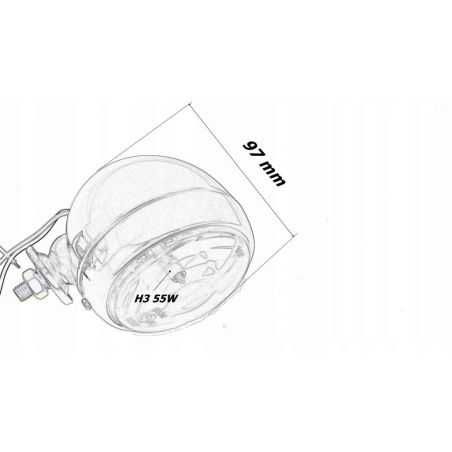 LIGHTBARY Lampy Honda Shadow VT750 para