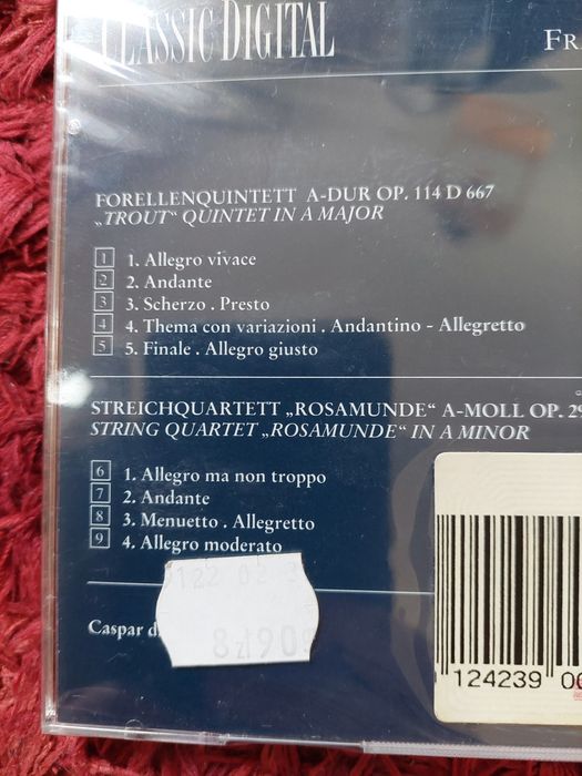 CD / Classic Digital / Franz Schubert / nowa  w folii