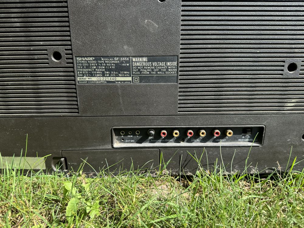 Sharp Gf-555 orginalny boombox