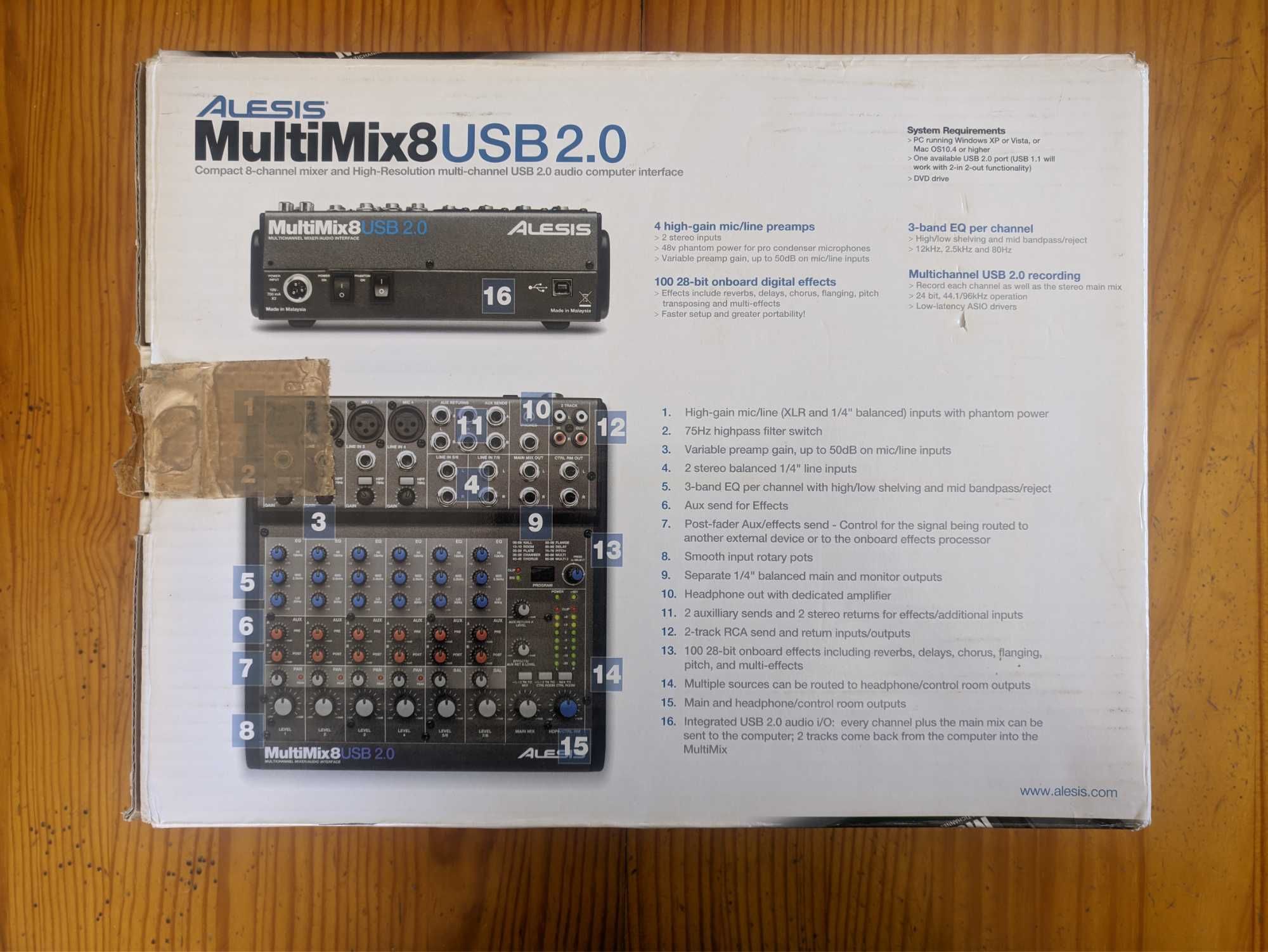 Alesis MultiMix 8 USB 2.0