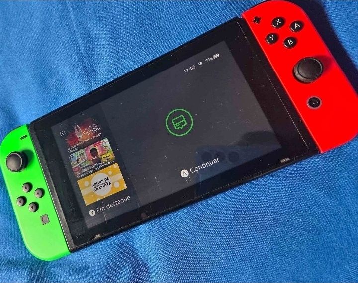 Nintendo switch modelo v2 completa + extras etc