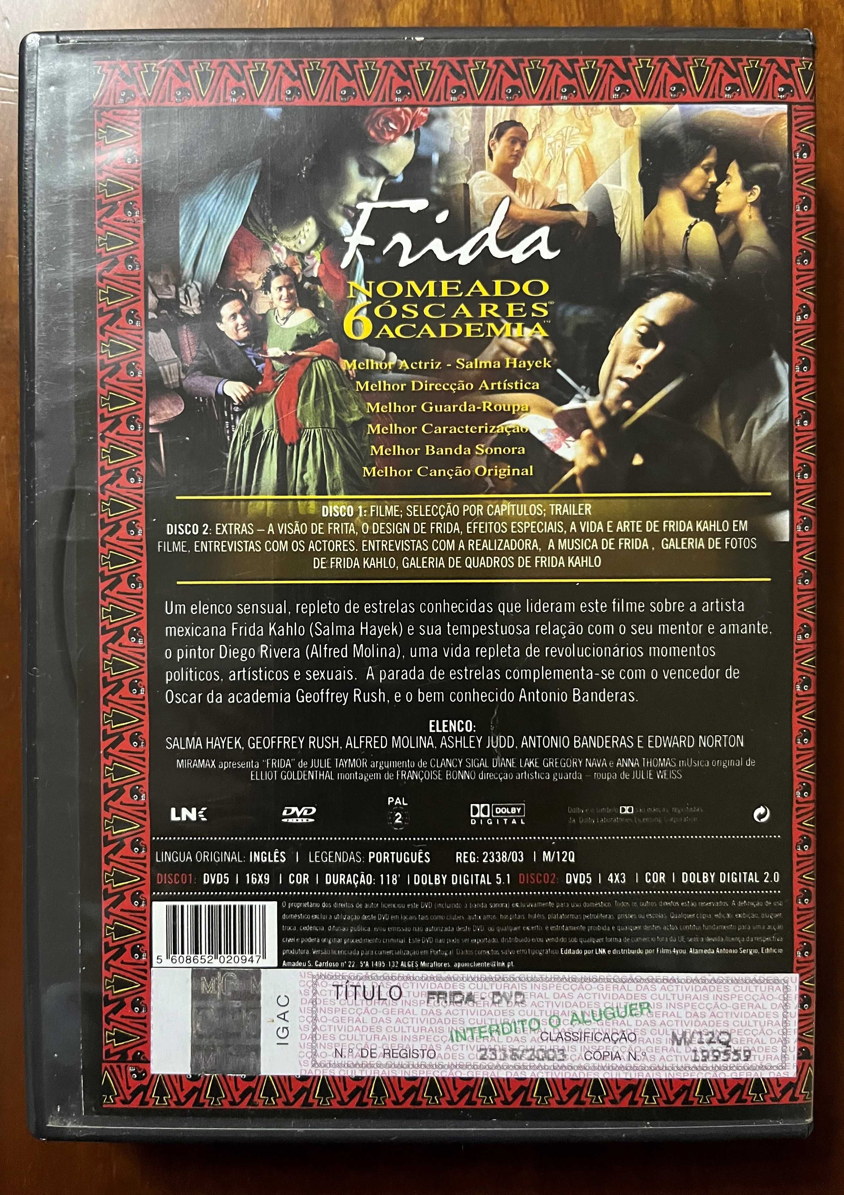 DVD "Frida" de Julie Taymor