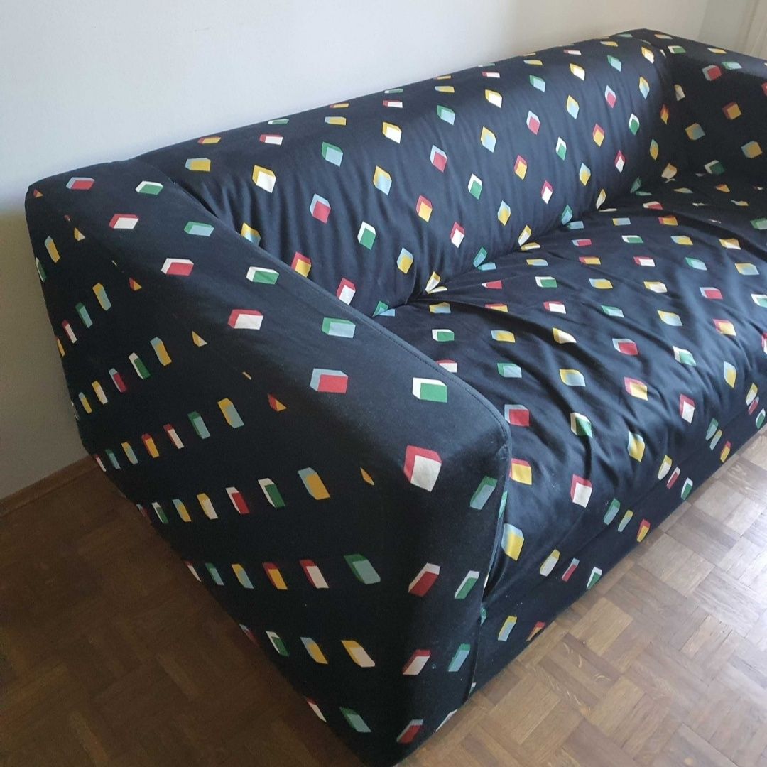 IKEA KLIPPAN sofa 2-osobowa, nierozkładana 180 cm szer. USTANÓW