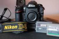 Nikon D4 niski przebieg, stan idealny