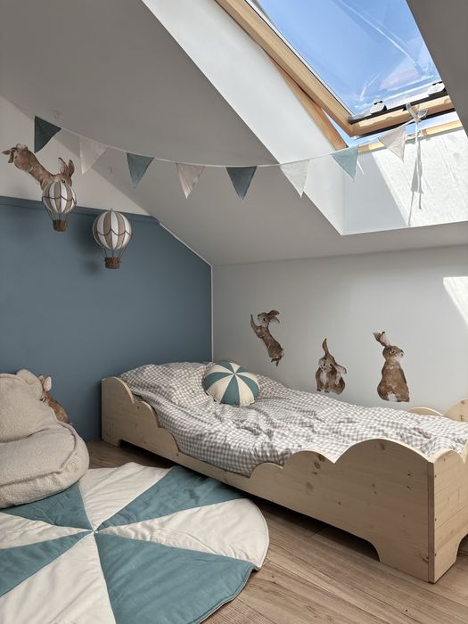 Drewniane łóżeczko dziecięce „ CHMURKA ”