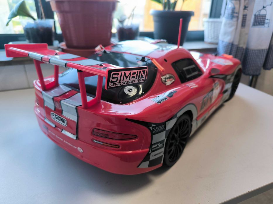 Carro RC Viper GTR Escala 1/7 Combustão Troca/Venda