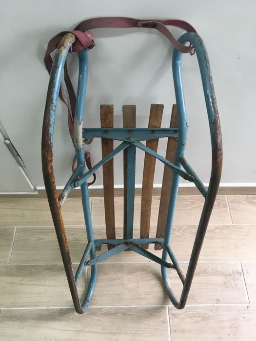 Stare składane sanki dla dziecka, do renowacji