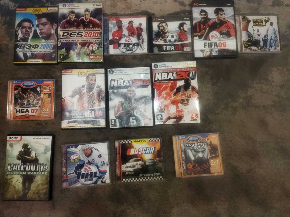 Ігри для PC PES, FIFA, NBA, COD та інші