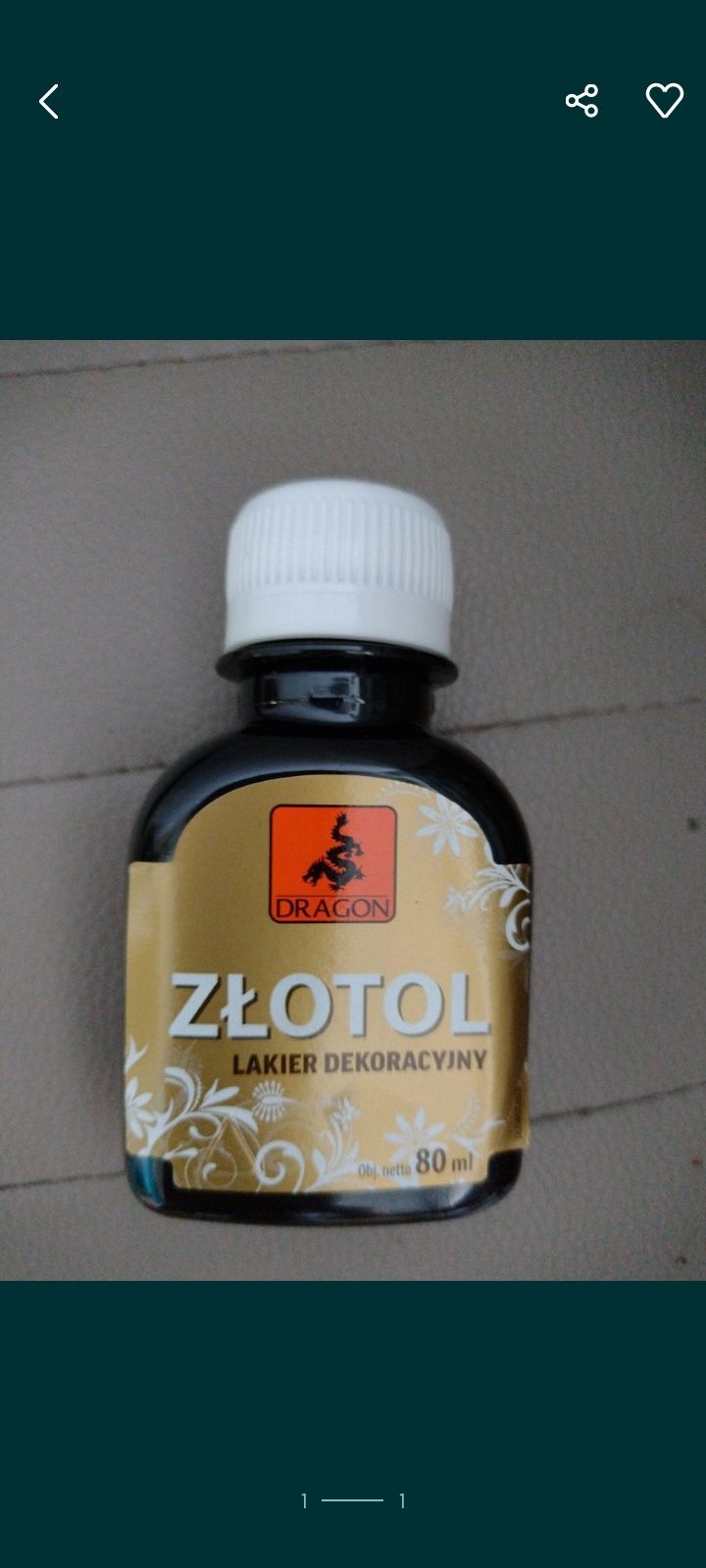 Złotol - Lakier dekoracyjny 80 ml