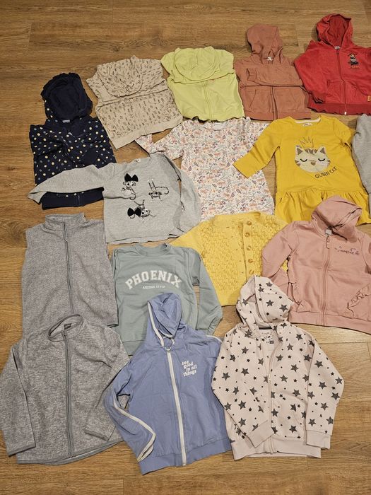 Paka ubrań 110/116 dziewczynka