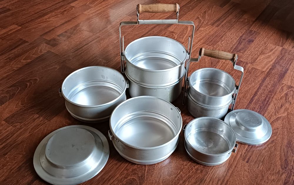 Marmitas tipo militar de alumínio