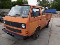 vw t3 doka 1.6d pickup volkswagen transporter 1987 6 os.