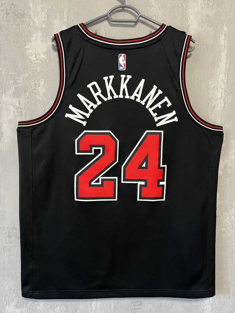 Баскетбольная майка Nike NBA Lauri Markkanen Chicago Bulls Jordan Kobe