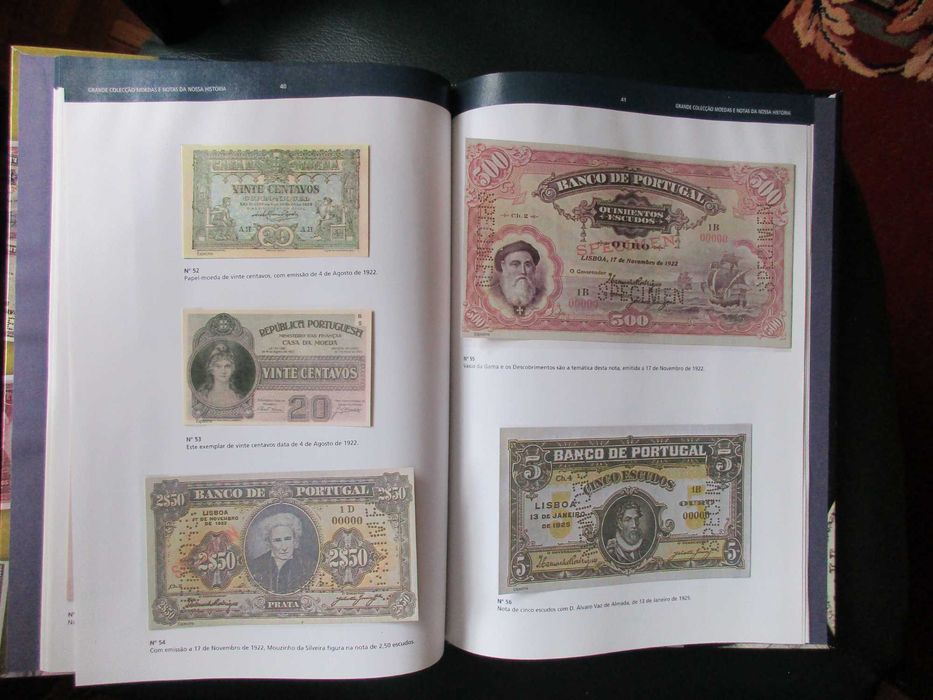 Moedas e Notas de Nossa História - - - - - Colecção