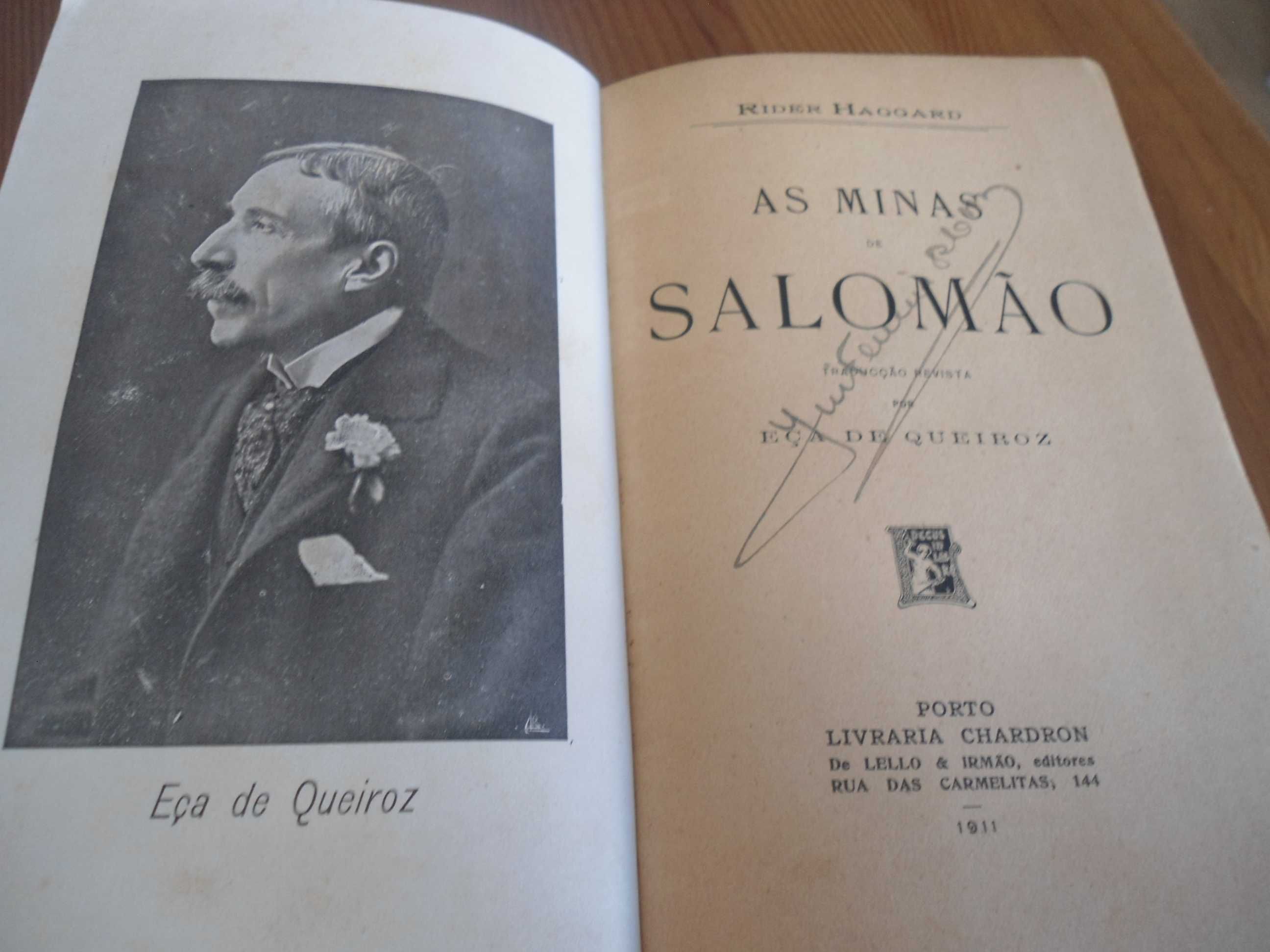 As Minas de Salomão por Eça de Queiroz/Rider Haggard (1911)