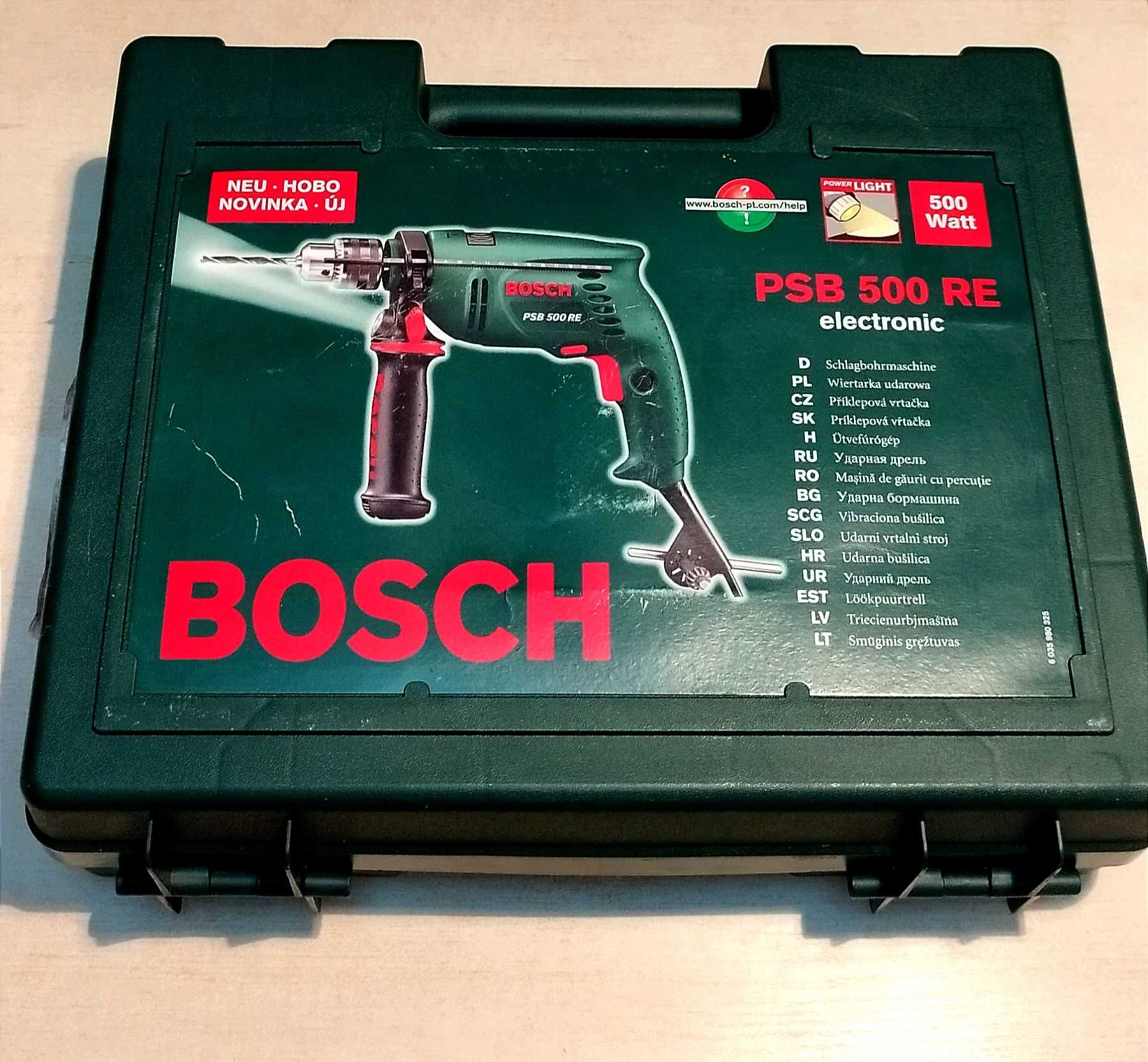 Wiertarka bosch PSB 500 RE nowa