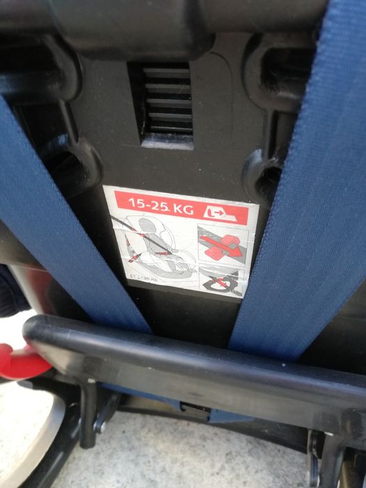Cadeira auto da marca Pré Natal 9-18 e 15-25 kg