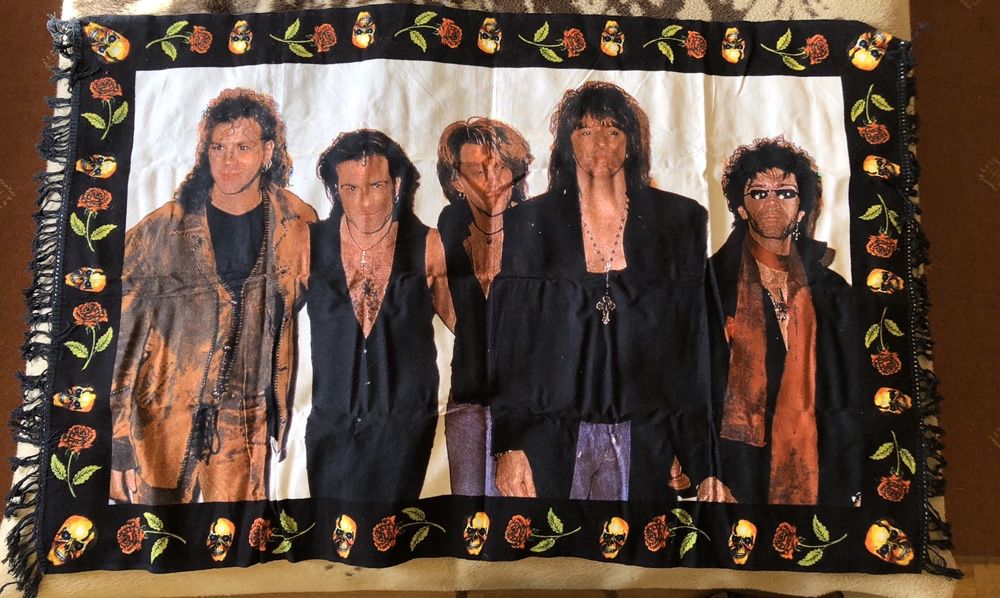 Bon Jovi декоративный коврик, накидка, настенный, новый