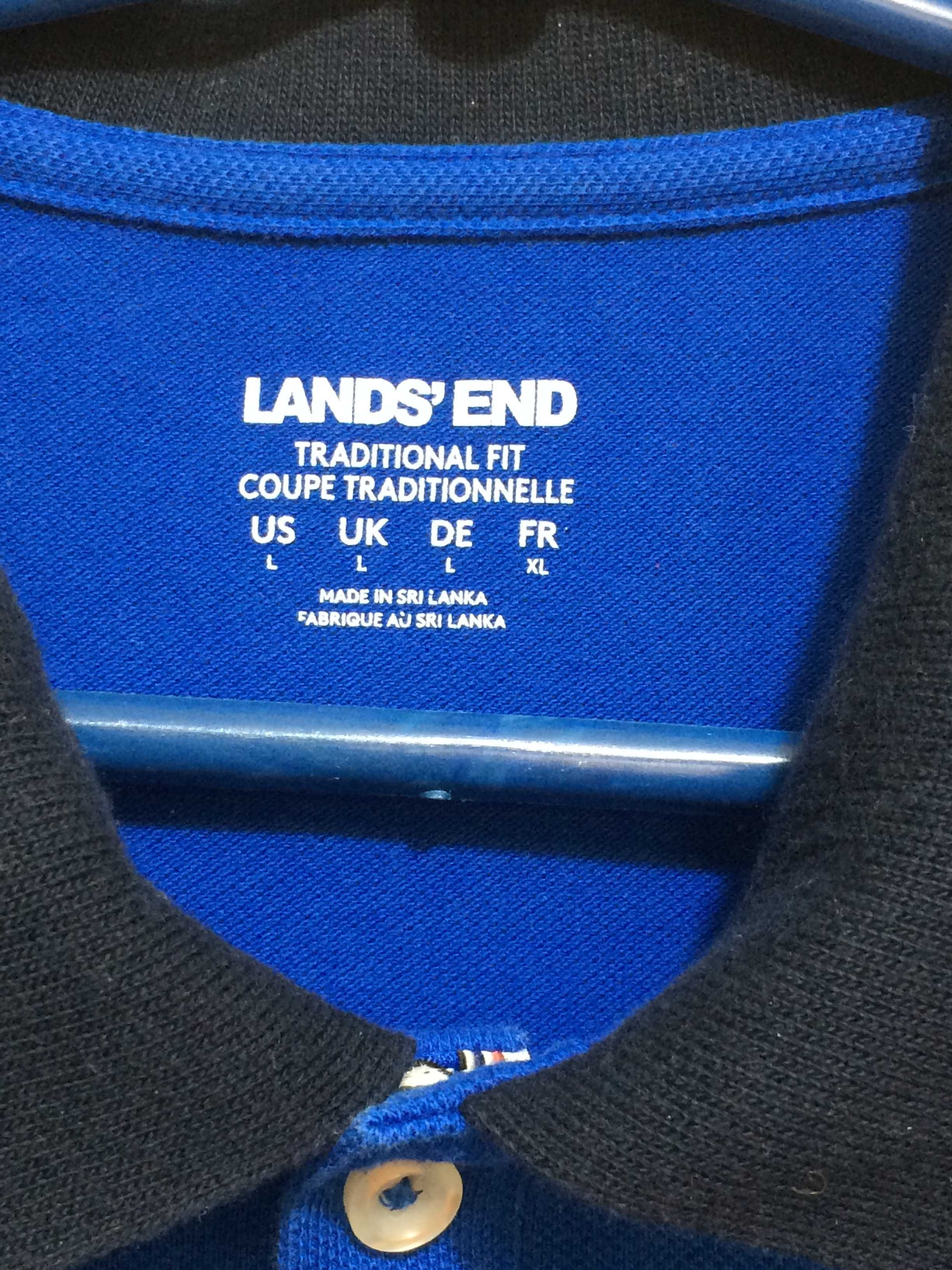 Чудова футболка поло lands`end , р.l-xl