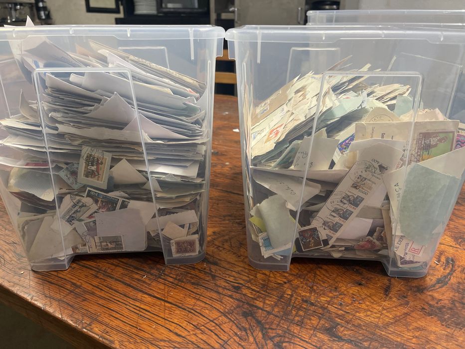 Selos antigos de coleção