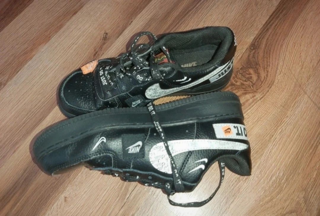 Buty Nike Air Force Just Do It Czarne