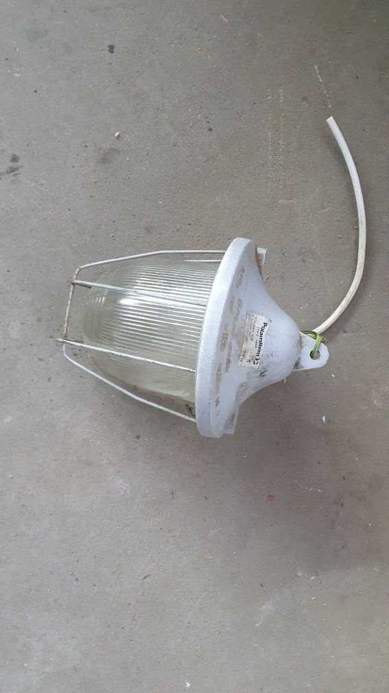 Lampy przemysłowe PRL loft