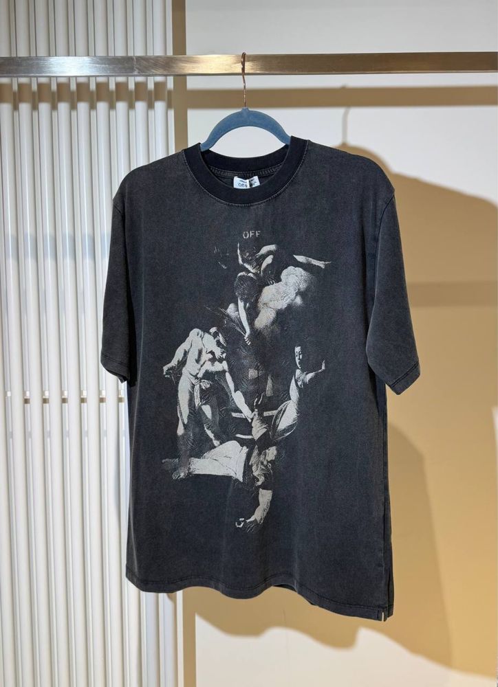 Футболка off white чоловіча преміум якості